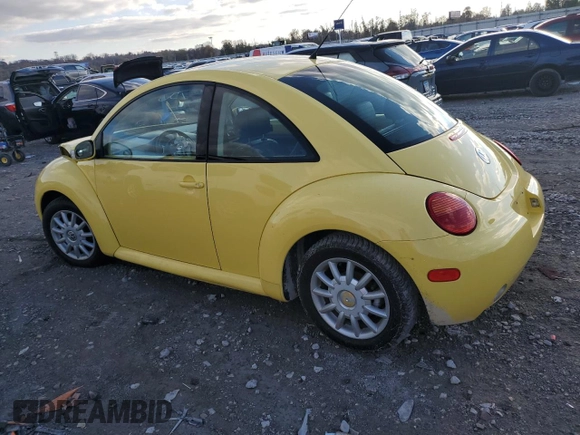 2005 Volkswagen New Beetle Coupe GLS with VIN 3VWCK31C45M404860, listed as a Copart auction lot 79457064 with 0 mi miles and Salvage Title. Bid and sale history available at carsss.com. Image 2.