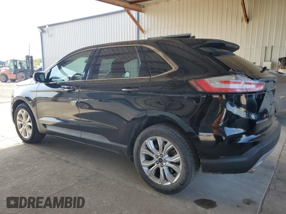 2022 Ford Edge Titanium with VIN 2FMPK4K99NBA55284, listed as a Copart auction lot 50107305 with 71,299 mi miles and Clean Title. Bid and sale history available at carsss.com. Image 2.