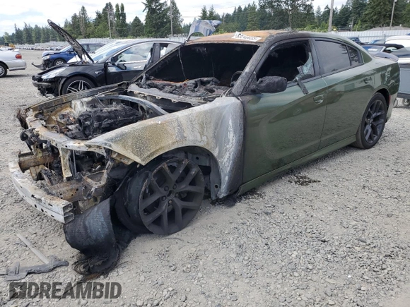 2021 Dodge Charger R/T with VIN 2C3CDXCT6MH553452, listed as a Copart auction lot 63240035 with Not provided miles and Salvage title. Bid and sale history available at DreamBid. Image 1.