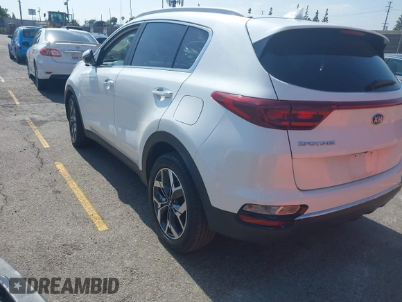 2021 Kia Sportage EX with VIN KNDPN3ACXM7936960, listed as a IAAI auction lot 42115357 with 27,964 mi miles and . Bid and sale history available at DreamBid. Image 3.