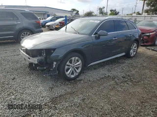 2021 Audi A4 allroad Premium Plus with VIN WA18AAF43MA005512, listed as a Copart auction lot 51530715 with 45,770 mi miles and Salvage Title. Bid and sale history available at carsss.com. Image 1.