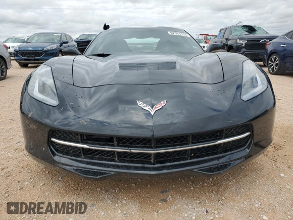 2015 Chevrolet Corvette 1LT with VIN 1G1YB2D71F5123780, listed as a Copart auction lot 62004154 with 0 mi miles and Salvage Title. Bid and sale history available at carsss.com. Image 5.