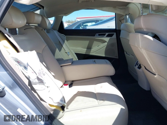 2017 Genesis G80 3.8L with VIN KMHGN4JE1HU195673, listed as a IAAI auction lot 41848806 with 147,327 mi miles. Bid and sale history available at carsss.com. Image 8.