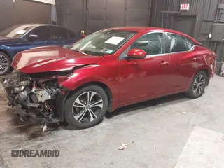 2021 Nissan Sentra SV with VIN 3N1AB8CV7MY201011, listed as a IAAI auction lot 41728327 with 57,258 mi miles and . Bid and sale history available at DreamBid. Image 2.