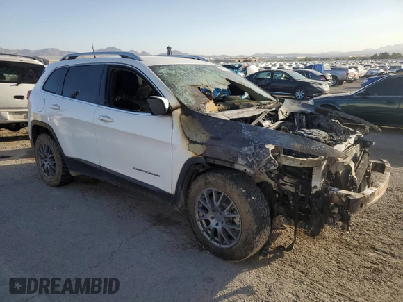 2017 Jeep Cherokee Latitude with VIN 1C4PJLCS3HW641422, listed as a Copart auction lot 75958784 with Not Provided miles and Non Repairable. Bid and sale history available at carsss.com. Image 4.