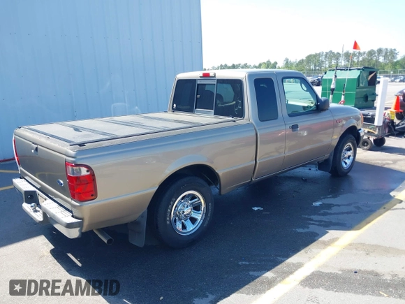 2003 Ford Ranger XL Fleet with VIN 1FTYR44V63PA17810, listed as a IAAI auction lot 42016102 with 51,784 mi miles. Bid and sale history available at carsss.com. Image 4.