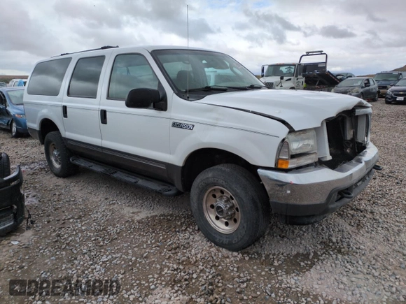 2004 Ford Excursion Special Serv with VIN 1FMNU41L04EB33694, listed as a Copart auction lot 55959735 with 183,692 mi miles and Salvage title. Bid and sale history available at DreamBid. Image 4.