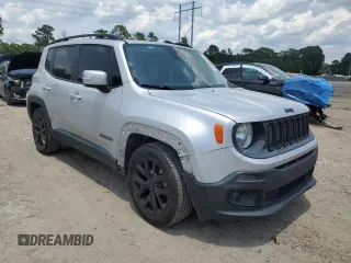 2017 Jeep Renegade Altitude with VIN ZACCJABB6HPF55278, listed as a Copart auction lot 59189225 with 156,379 mi miles and Salvage title. Bid and sale history available at DreamBid. Image 4.
