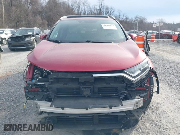 2020 Honda CR-V Touring with VIN 2HKRW2H90LH649017, listed as a IAAI auction lot 41701827 with 50,565 mi miles and . Bid and sale history available at DreamBid. Image 12.