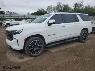 2022 Chevrolet Suburban RST with VIN 1GNSKEKD0NR227148, listed as a Copart auction lot 73282254 with 48,160 mi miles and Salvage Title. Bid and sale history available at carsss.com. Image 1.