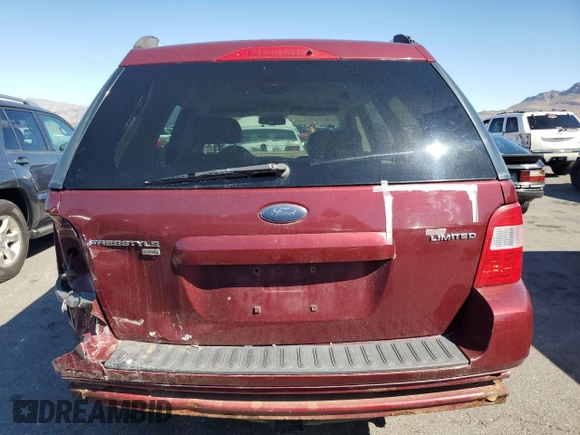 2006 Ford Freestyle Limited z VIN 1FMDK06196GA51133, wystawiony jako Copart lot #56150245 z przebiegiem 154 895 mil mil oraz Szkody całkowita. Historia ofert i sprzedaży dostępna na DreamBid. Obrazek 6.