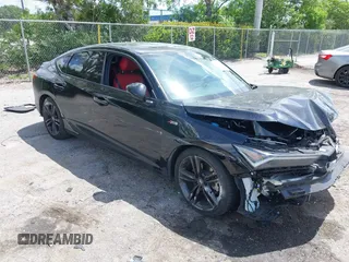 2024 Acura Integra Technology with VIN 19UDE4H69RA020324, listed as a IAAI auction lot 42501550 with 30,301 mi miles and . Bid and sale history available at DreamBid. Image 1.