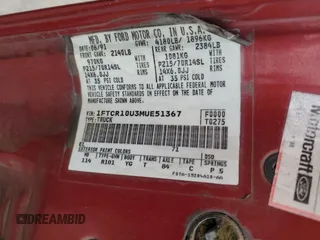 1991 Ford Ranger with VIN 1FTCR10U3MUE51367, listed as a Copart auction lot 47667965 with 385,128 mi miles and Clean Title. Bid and sale history available at carsss.com. Image 12.