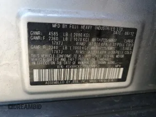 2013 Subaru Outback Limited with VIN 4S4BRCKC1D3227852, listed as a Copart auction lot 61446665 with 149,200 mi miles and Non repairable. Bid and sale history available at DreamBid. Image 12.