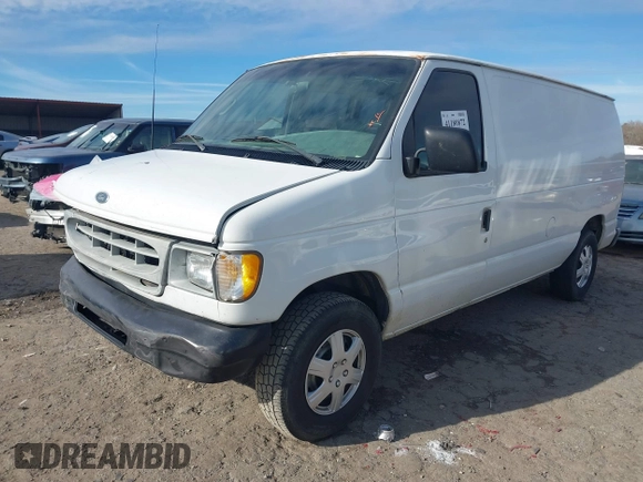 2002 Ford Econoline Cargo with VIN 1FTRE14252HB67887, listed as a IAAI auction lot 41180872 with 274,561 mi miles and . Bid and sale history available at carsss.com. Image 17.