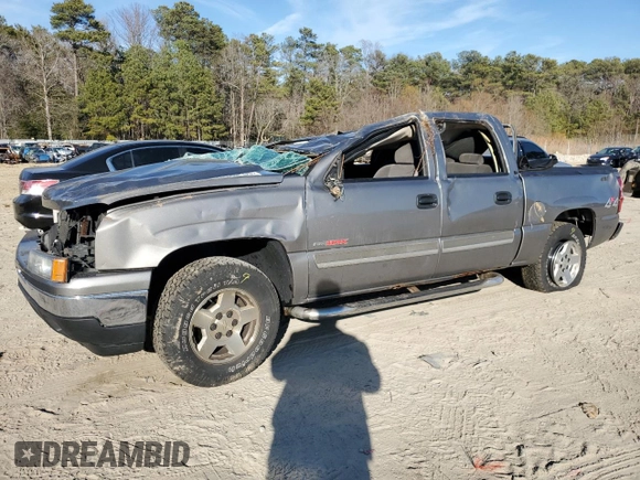 2006 Chevrolet Silverado 1500 LT1 with VIN 2GCEK13NX61197611, listed as a Copart auction lot 47268635 with 166,306 mi miles and Salvage Title. Bid and sale history available at DreamBid. Image 1.