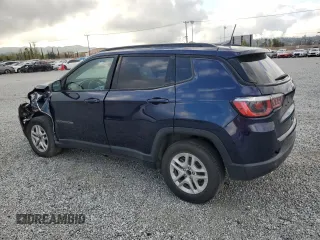 2018 Jeep Compass Sport z VIN 3C4NJCAB4JT488295, wystawiony jako Copart lot #49347145 z przebiegiem 132 343 mil mil oraz Szkoda całkowita • Salvage title. Historia ofert i sprzedaży dostępna na DreamBid. Obrazek 2.