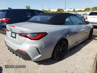 2023 BMW 4 Series 430i z VIN WBA23AT01PCM71355, wystawiony jako Copart lot #49051753 z przebiegiem 1 140 mil mil oraz . Historia ofert i sprzedaży dostępna na DreamBid. Obrazek 3.
