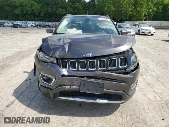2020 Jeep Compass Limited with VIN 3C4NJDCB3LT146861, listed as a Copart auction lot 61550035 with 59,611 mi miles and Salvage title. Bid and sale history available at DreamBid. Image 5.