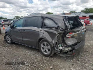 2019 Honda Odyssey EX-L z VIN 5FNRL6H79KB133976, wystawiony jako Copart lot #56988215 z przebiegiem Nie podano mil oraz Szkoda całkowita • Salvage title. Historia ofert i sprzedaży dostępna na DreamBid. Obrazek 2.