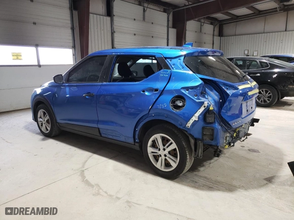 2022 Nissan Kicks S with VIN 3N1CP5BV0NL518203, listed as a Copart auction lot 50090985 with 70,541 mi miles and Salvage Title. Bid and sale history available at carsss.com. Image 2.