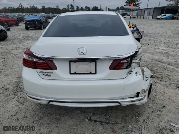 2017 Honda Accord Sedan LX with VIN 1HGCR2F33HA210700, listed as a Copart auction lot 50254005 with 147,717 mi miles and Salvage Title. Bid and sale history available at carsss.com. Image 6.