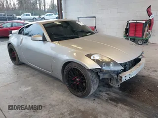2003 Nissan 350Z Touring with VIN JN1AZ34E83T002487, listed as a IAAI auction lot 41214605 with 203,067 mi miles. Bid and sale history available at carsss.com. Image 1.