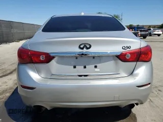 2014 Infiniti Q50 Sport with VIN JN1BV7AP5EM689471, listed as a Copart auction lot 49716815 with 110,461 mi miles and Salvage Title. Bid and sale history available at DreamBid. Image 6.