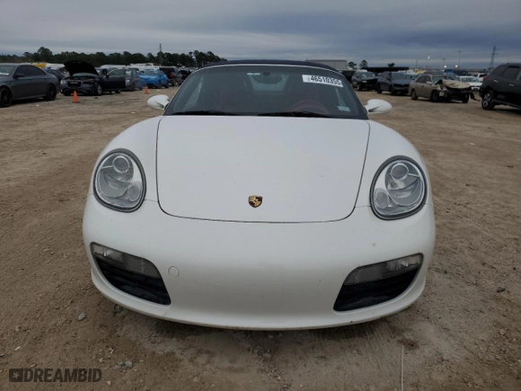 2008 Porsche Boxster with VIN WP0CA29878U712573, listed as a Copart auction lot 46510355 with 0 mi miles and Non Repairable. Bid and sale history available at carsss.com. Image 5.