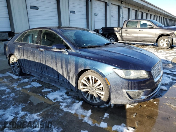 2017 Lincoln MKZ Select with VIN 3LN6L5C95HR618737, listed as a Copart auction lot 45561615 with 79,392 mi miles and Salvage Title. Bid and sale history available at DreamBid. Image 4.
