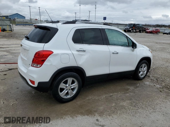 2020 Chevrolet Trax LT with VIN KL7CJLSB2LB028737, listed as a Copart auction lot 49908425 with Not provided miles and Non repairable. Bid and sale history available at DreamBid. Image 3.