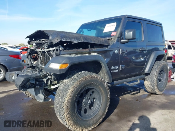 2018 Jeep Wrangler Sport S with VIN 1C4GJXAG8JW271323, listed as a IAAI auction lot 41215004 with Not Provided miles and . Bid and sale history available at DreamBid. Image 2.