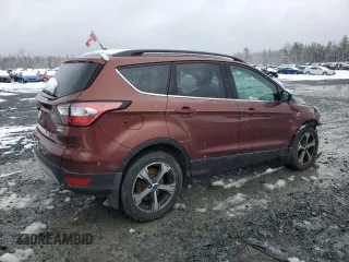 2018 Ford Escape SEL with VIN 1FMCU9HD0JUC14991, listed as a Copart auction lot 52335275 with 204,508 mi miles and Salvage Title. Bid and sale history available at carsss.com. Image 3.