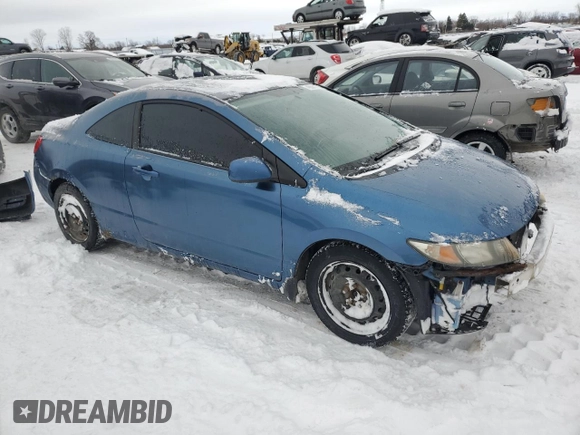 2009 Honda Civic Cpe LX with VIN 2HGFG12629H007183, listed as a Copart auction lot 45561315 with 353,292 mi miles and Clean Title. Bid and sale history available at carsss.com. Image 4.