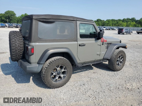 2020 Jeep Wrangler Sport with VIN 1C4GJXAG4LW189950, listed as a Copart auction lot 59385455 with 125,848 mi miles and Salvage title. Bid and sale history available at DreamBid. Image 3.
