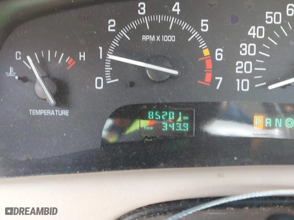 2003 Buick Park Avenue with VIN 1G4CW54K334100140, listed as a IAAI auction lot 41874244 with 85,201 mi miles. Bid and sale history available at carsss.com. Image 7.