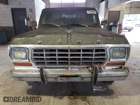 1978 Ford F-150 z VIN F15HNCG8502, wystawiony jako Copart lot #57248964 z przebiegiem 201 337 mil mil oraz Czysty tytuł • Clean title. Historia ofert i sprzedaży dostępna na DreamBid. Obrazek 5.