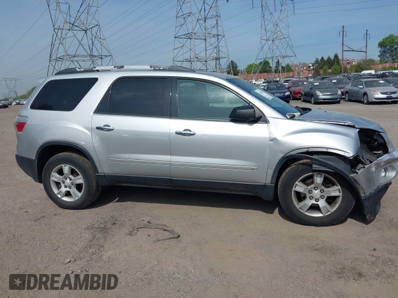 2010 GMC Acadia SLE with VIN 1GKLRLED7AJ109331, listed as a IAAI auction lot 42102189 with 158,125 mi miles and . Bid and sale history available at DreamBid. Image 14.