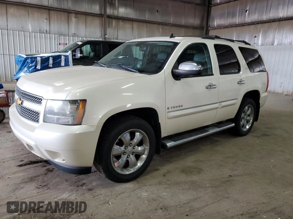 2008 Chevrolet Tahoe 3LT z VIN 1GNFK13088R228106, wystawiony jako Copart lot #59658525 z przebiegiem 177 243 mil mil oraz Czysty tytuł • Clean title. Historia ofert i sprzedaży dostępna na DreamBid. Obrazek 1.