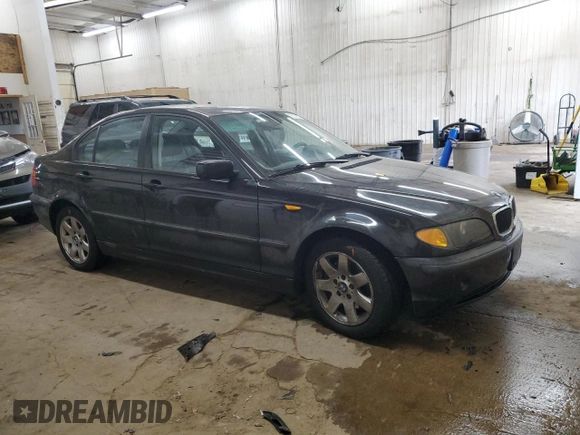 2005 BMW 3 Series 325xi with VIN WBAEU33455PR19451, listed as a Copart auction lot 85148034 with 194,017 mi miles and Salvage Title. Bid and sale history available at carsss.com. Image 4.