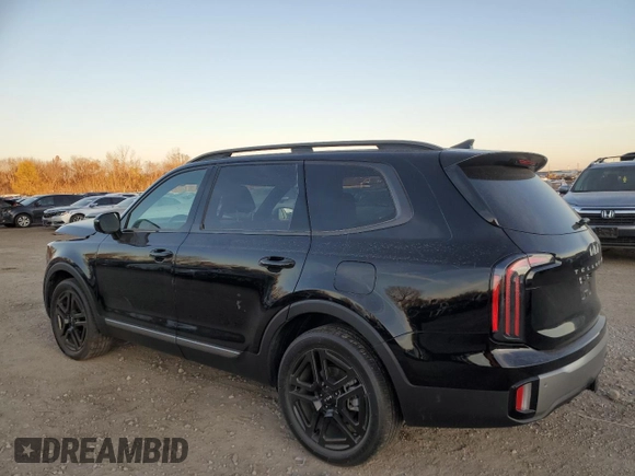 2023 Kia Telluride SX with VIN 5XYP5DGC1PG387296, listed as a Copart auction lot 81587334 with 21,435 mi miles and Salvage title. Bid and sale history available at DreamBid. Image 2.