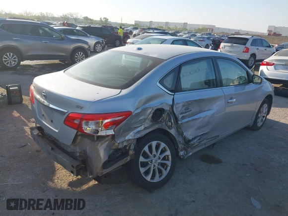 2018 Nissan Sentra SV with VIN 3N1AB7AP6JL643365, listed as a IAAI auction lot 42033621 with 113,297 mi miles. Bid and sale history available at carsss.com. Image 4.
