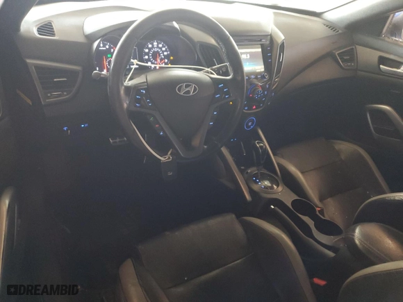2016 Hyundai Veloster Turbo with VIN KMHTC6AE3GU296549, listed as a Copart auction lot 52534755 with 144,269 mi miles and Clean Title. Bid and sale history available at carsss.com. Image 8.
