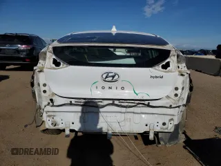 2017 Hyundai Ioniq Limited with VIN KMHC85LC1HU051550, listed as a Copart auction lot 55484925 with 140,752 mi miles and Salvage title. Bid and sale history available at DreamBid. Image 6.