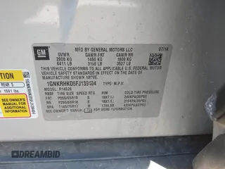 2015 Chevrolet Traverse LT с VIN 1GNKRHKD5FJ139404, выставлен на аукционе IAAI как лот 41744152 с пробегом 54 887 миль миль и . История ставок и продаж доступна на DreamBid. Изображение 9.