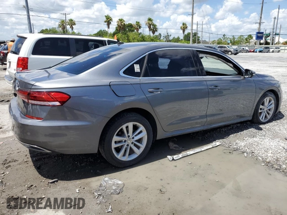 2020 Volkswagen Passat SE with VIN 1VWSA7A3XLC023857, listed as a Copart auction lot 60663425 with Not provided miles and Non repairable. Bid and sale history available at DreamBid. Image 3.