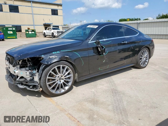 2019 Mercedes-Benz C 300 with VIN WDDWJ8DB1KF843731, listed as a Copart auction lot 58318055 with 97,452 mi miles and Salvage title. Bid and sale history available at DreamBid. Image 1.
