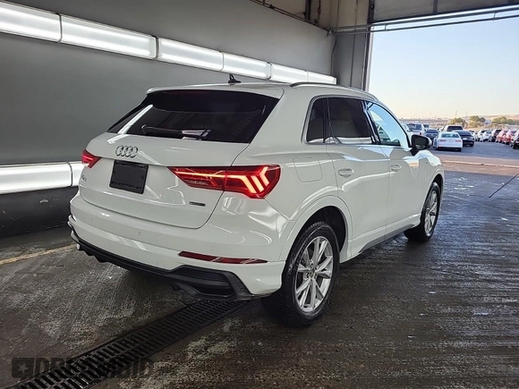 2023 Audi Q3 S line Premium with VIN WA1DECF3XP1106668, listed as a IAAI auction lot 42845143 with 46,005 mi miles and . Bid and sale history available at DreamBid. Image 25.