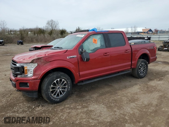 2020 Ford F-150 XL with VIN 1FTEW1E40LFC31553, listed as a Copart auction lot 52310295 with 86,293 mi miles and Salvage Title. Bid and sale history available at carsss.com. Image 1.