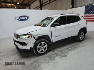 2024 Jeep Compass Latitude с VIN 3C4NJDBN3RT606699, выставлен на аукционе Copart как лот 64117515 с пробегом 40 130 миль миль и Чистый • Clean title. История ставок и продаж доступна на DreamBid. Изображение 1.